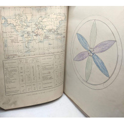 Cours de géographie les cinq parties du monde - texte et carte
