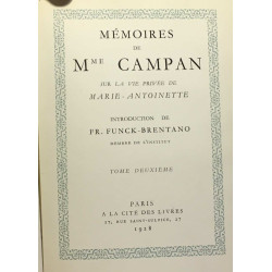 Mémoires de Mme Campan sur la vie privée de Marie-Antoinette -...