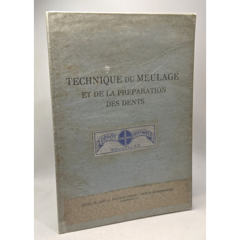 Technique de meulage et e la préparation des dents