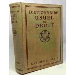 Dictionnaire usuel de droit