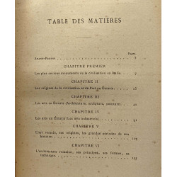 Manuel d'archéologie étrusque et romaine - nouvelle édition