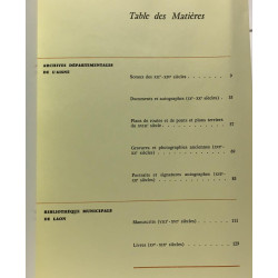 L'histoire de l'Aisne vue à travers les richesses des archives...
