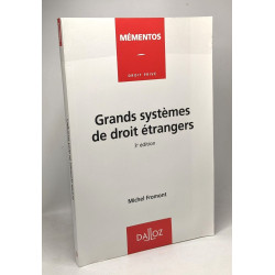 Grands systèmes de droit étrangers - 3e édition