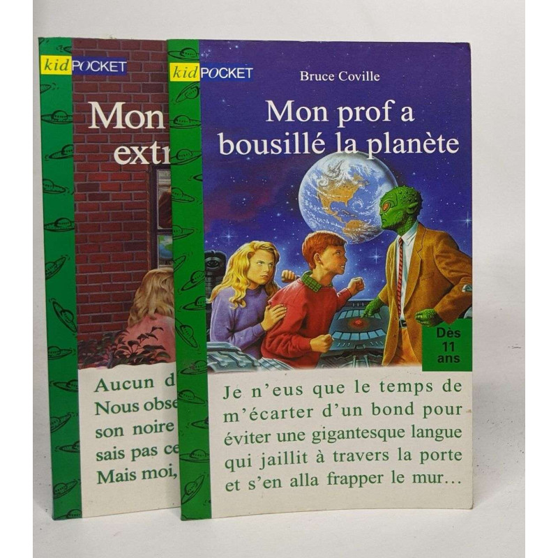 Lot de 2 histoires de Bruce Coville: Mon prof a bousillé la...