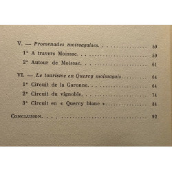 Moissac et le moissagais - préface de Raymond Rey --- avec hommage...