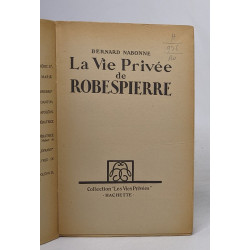 La vie privée de Robespierre