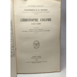 Christophe Colomb 1447-1506 / Bibliothèque historique