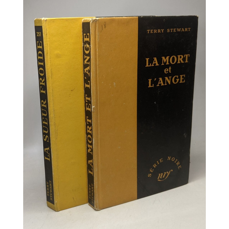 La mort et l'ange (1948) + La sueur froid (1955 n°251) - 2 livres...