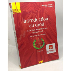 Introduction au droit et thèmes fondamentaux du droit civil - 13e...