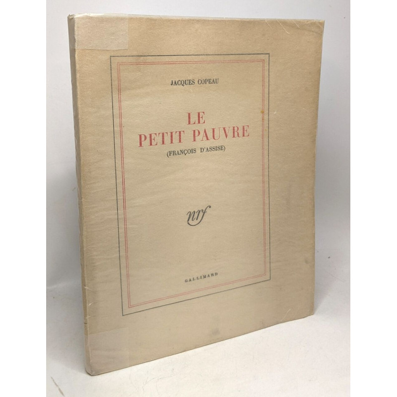 Le petit pauvre (François d'Assise)