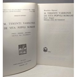 M. Terenti Varronis de vita populi romani - Fonti - Esegesi -...