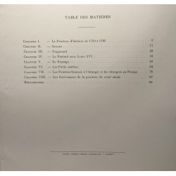 Histoire de la peinture française au XVIIIe TOME II