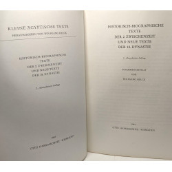 Historisch-biographische texte der 2. Zwischenzeit und neue texte...