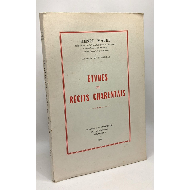 Études et récits charentais