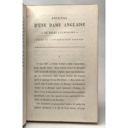 De Delhi à Cawnpore - journal d'une dame anglaise - pages de...