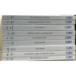 Esprit - année 2005 - n°1 à 11 : anthropologue à la Mecque Irak...