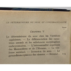 Le déterminisme du sexe et l'intersexualité - avec 93 figures
