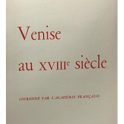 Venise au XVIIIe siècle
