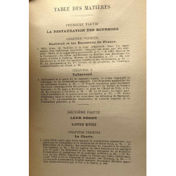 La restauration - les grandes études historiques