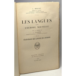 Les langues dans l'Europe nouvelle - avec un appendice de L....