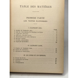 Minerva. Introduction à l'étude des classiques scolaires grecs et...