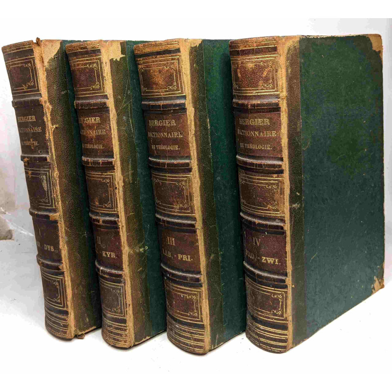 Dictionnaire de théologie - nouvelle édition COMPLET EN 4 VOLUMES...