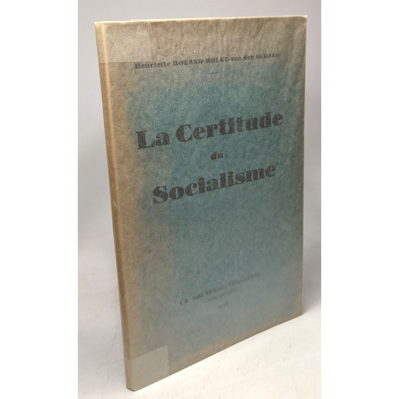 La certitude du Socialisme