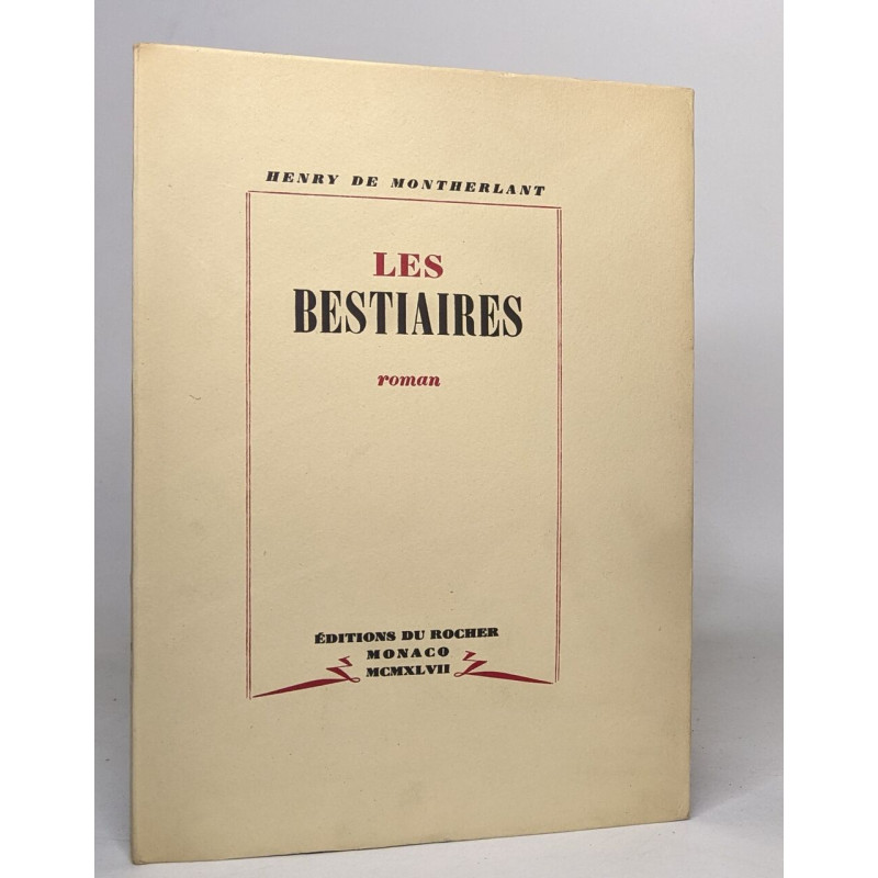 Les bestiaires