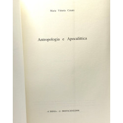 Antropologia E Apocalittica - storia delle religioni