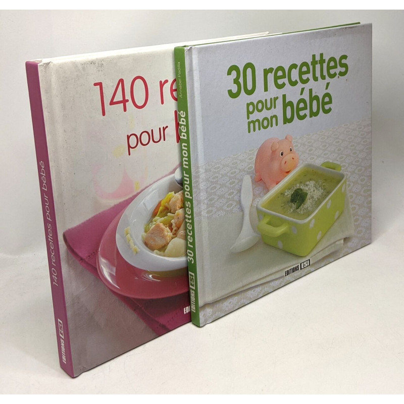30 recettes pour mon bébé + 140 recettes pour bébé (2 livres)
