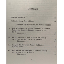 The politics and programs of family policy: United States and...