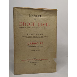 Manuel de droit civil conforme au nouveau programme des facultés...