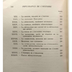 Impuissance de l'Histoire / études sur le devenir social