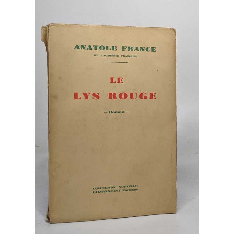 Le lys rouge