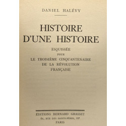 Histoire d'une histoire esquissee pour le troisieme cinquantenaire...