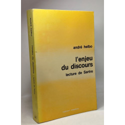 L'enjeu du discours - lecture de Sartre