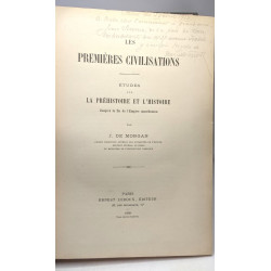 Les premières civilisations études sur la préhistoire et...