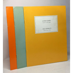Livres rares ddu XVe au XXe siècle - publication hors catalogue...