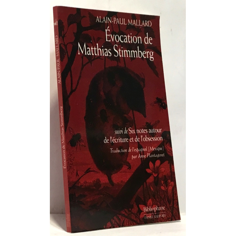 Evocation de Matthias Stimmberg suivi deSix notes autour de...