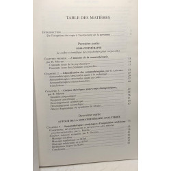 Les somatothérapies / historique classification présentation