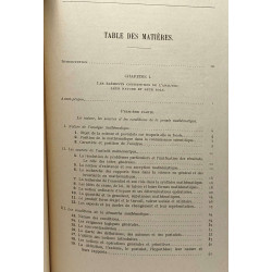 Structure et objet de l'analyse mathématique