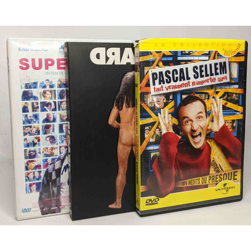 4 DVDs Humour / Comédie: Pascal Sellem : Fait vraiment n'importe...