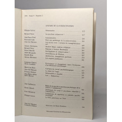 Adolescence - avatars de la subjectivation - automne 1991 - tome...