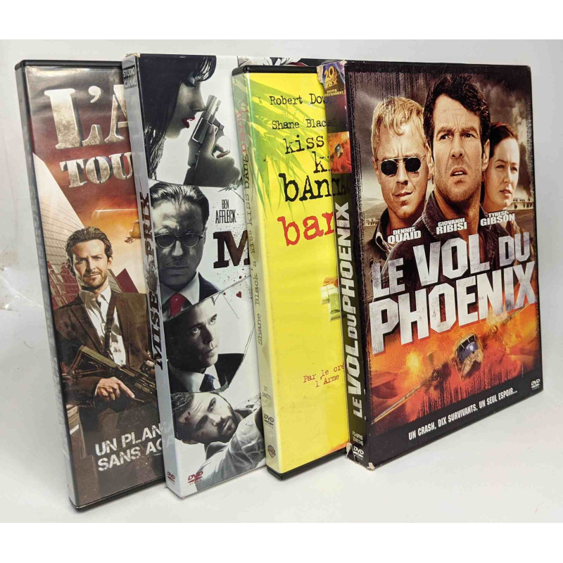 4 films d'action: L'agence tous risques + Mise à prix + Shane...