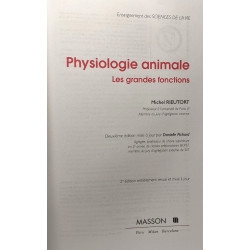 Physiologie Animale. Tome 2 Les Grandes Fonctions 2eme Edition