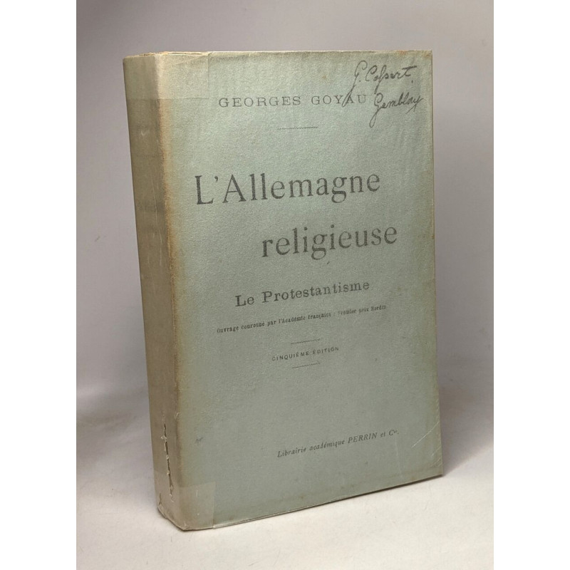 L'Allemagne religieuse - Le protestantisme