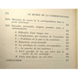 Le secret de la correspondance est garanti par la loi --- comment...