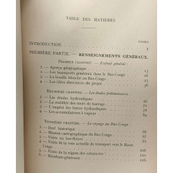Aménagement du Bas-Congo - projet du colonel du génie de réserve...