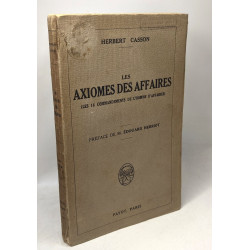 Les Axiomes des Affaires (les 16 commandements de l'homme d'affaires)