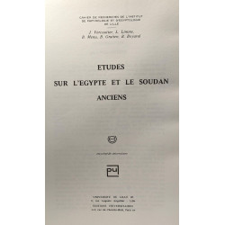 Étude sur l'Egypte et le Soudan anciens --- cahier de recherches...